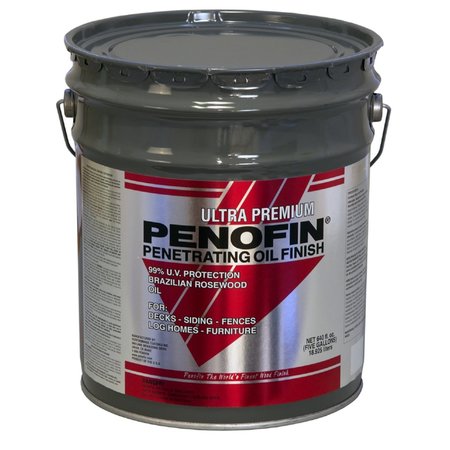 PENOFIN Ultra Premium Transparent Redwood Oil-Based Penetrating Wood Stain 5 gal F5MTR5G